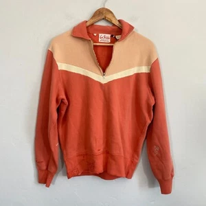 Levis Straus Sportswear of California Sweatshirt Men Size Medium Peachy Orange - Picture 1 of 14