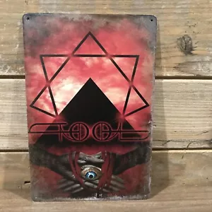 TOOL Logo Tour eyeball hands graphic Tin Metal sign 8"X12" Man-Cave Décor - Picture 1 of 6