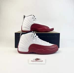 Nike Air Jordan 12 Retro Cherry Uomo TAGLIA 42.5 Scarpe Basket Nuove CT8013-116 - Foto 1 di 8