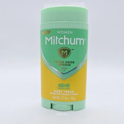 Mitchum Women Antiperspirant / Deodorant PURE FRESH Solid 2.7oz No Top - Image 1 of 3