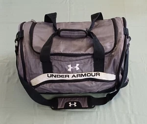 Under Armour Duffle Bag Grey Black White Protect This House Gym Bag Travel Tote - Picture 1 of 24