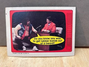 1985 OPC WWF Wrestling VINCE McMAHON Rookie Card #55 Captian Lou - Picture 1 of 2