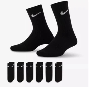 Nike Cushioned Crew Socks Boys XS DRI-FIT Technology - Sock: 5-7 Shoe 10C-3Y ! - Picture 1 of 8