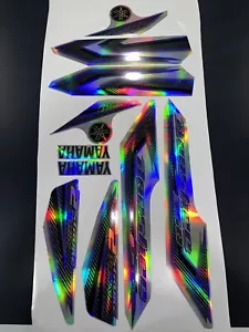 yamaha banshee full graphics decals kit 2006 . THICK AND HIGH GLOSS. HOLOGRAPHIC - Picture 1 of 3