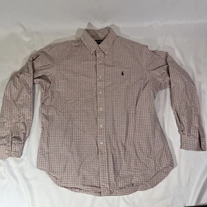 Polo Ralph Lauren Mens Button Down Flannel 100% Cotton Classic Fit Large - Picture 1 of 11