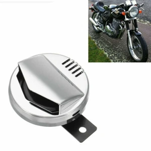 Motocicleta Eléctrica Cuerno Cromado Súper Fuerte 110db 94mm 12V 2A Cafe Racer Retro - Imagen 1 de 7