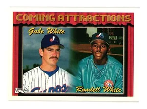 1994 Topps #784 Gabe White / Rondell White CA Montreal Expos - Picture 1 of 2