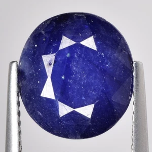 6.60 Cts Blue Sapphire Corundum (Heat) Oval Cut Natural Loose Gemstone Thailand - Picture 1 of 3