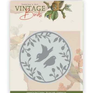 Find It Dies - Jeanine's Art - Vintage Birds - Birds Circle Frame Border - Picture 1 of 1