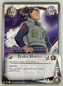Naruto CCG - Iruka Umino - #063 - Gold Text - Rare - Picture 1 of 2