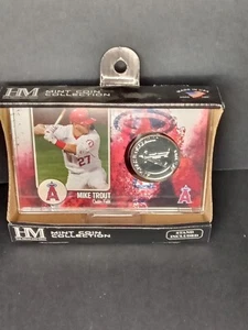 The Highland Mint Coin Collection Mike Trout Stand Included New in Box Angels - Picture 1 of 2