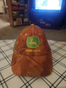 John Deere Hat Brown Camo Snapback Trucker Mesh Deere Season Embroidered - Picture 1 of 3