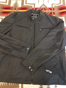 Apt. 9 Men’s Moto Jacket Size Large Gray Modern Fit Zip Up - Picture 1 of 13