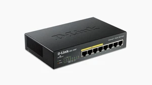 D-Link DGS-1008P switch custodia in metallo desktop 8 porte Gigabit 4 PoE con QoS per VoIP - Foto 1 di 3