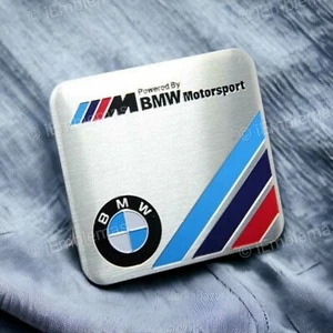 Emblema logo Powered by Bmw Motorsport M Performance metal adhesivo ref 01 - Imagen 1 de 1