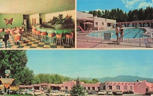 Kachina Lodge & Motel Taos NM Vintage PC - Picture 1 of 2