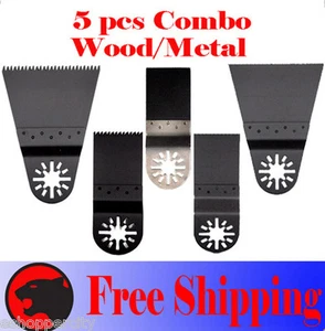 5 Combo Oscillating MultiTool Saw For Blade Fein Multimaster Milwaukee Genesis - Picture 1 of 5