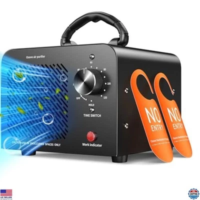 Generador de ozono 48.000 mg purificador de aire desodorante para el hogar, automóvil, mascotas, 4000 pies cuadrados Foto 1 de 4