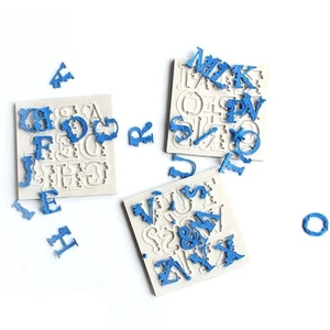 Schokolade Alphabet-Form Schokoladen form Fondant-Werkzeug Buchstaben formen - Bild 1 von 9