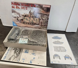 UNBENUTZTER DRAGON Panzer Pz Kpfw III Ausf M/N Sd Kfz 141/2 MODELLBAUSATZ 9015 IMPERIAL - Bild 1 von 7