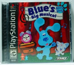 Blues Clues Blues Big Musical PS1 PlayStation 1 - Complete CIB - Picture 1 of 4