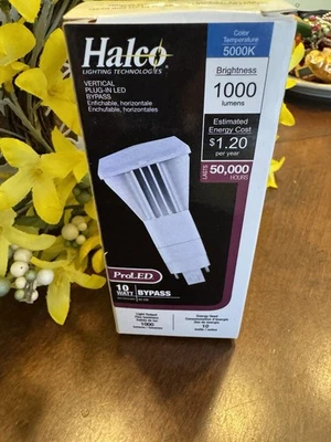 Halco ProLED Vertical Plug-in Bypass 81143 PL10V/850/BYP/LED - Image 1 of 4