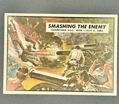 1962 Topps Civil War News #48 Smashing The Enemy NM-MT - Image 1 of 2