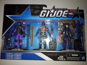 G.I. Joe 50th Anniversary Wave 1 Cobra Legion Squad 3 Pack BBTS EXCLUSIVE  - Bild 1 von 16
