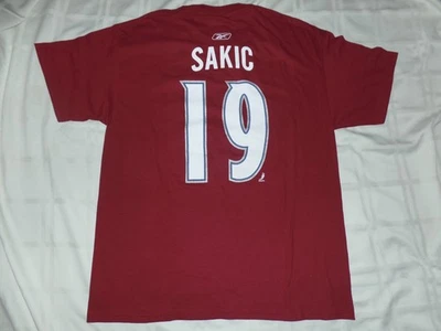 Camiseta Joe Sakic Colorado Avalanche Reebok Throwback Nuevas Etiquetas Gran Tamaño 2XL Foto 1 de 2