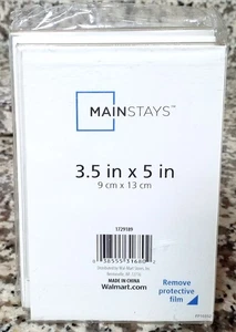 CLEAR ~ ACRYLIC ~ PHOTO FRAME ~ 3.5 x5" VERTICAL PLASTIC PICTURE FRAME -- NEW - Picture 1 of 6