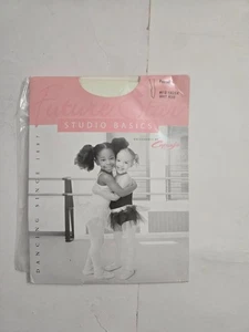 Capezio Girls White Footed Ballet Tights Size XSS - Picture 1 of 2