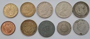 Lote mezcla de 10 monedas - Imagen 1 de 2