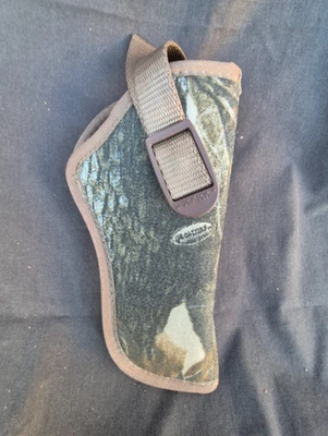 UNCLE MIKE'S SIDEKICK SZ 2 CAMO NYLON HOLSTER RH OWB  3" - 4" MED & LG DA REV  K - Image 1 of 4