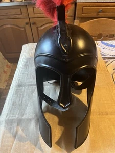 Schwarzer Trojaner Achilles Helm, Sparta ,Kopfumfang 58cm, unbenutzt, wie neu - Bild 1 von 8