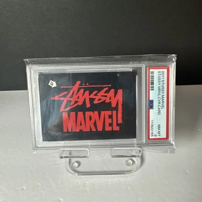 2011 Stussy Marvel | Sticker Cover Card | Puzzle | Series 1 | PSA 8 - - Image 1 of 2
