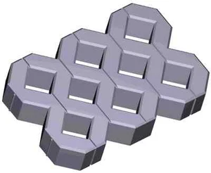 Rasengittersteine Rasengitter - Steine 1:35 / 1:32 Juweela grau Keramik Spur 1 - Bild 1 von 4