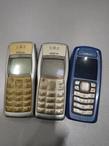 LOT OF 3 Nokia (RM-19 3100 & 2x Nokia RM-75 1101) Mobile Phone Used Working - Picture 1 of 10