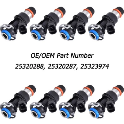 8pc New Upgrade Fuel Injector for 2000 Chevrolet Silverado 1500 4.8L 5.3L V8cyl - Image 1 of 4