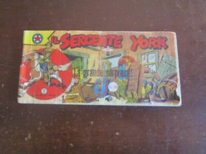 IL SERGENTE YORK STRISCIA 4° SERIE N.7 LA GRANDE SORPRESA AUDACE 1955 !!! - Imagen 1 de 5