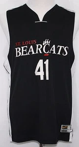 Eastbay Mens Small Basketball Jersey St Louis Bearcats #41 Black Pristine - Picture 1 of 8
