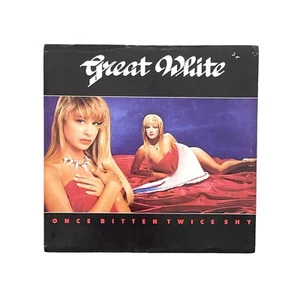 Great White 7” Vinyl Record Once Bitten Twice Shy Jack Russell Mark Kendall 🎸 - Picture 1 of 2