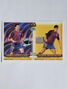 2003-04 Iniesta Quaresma Rookie FC Barcelona #178 Mundicromo Liga Top XXL Card  - Bild 1 von 12