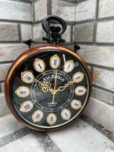Antike "Victoria Station London" Uhr Vintage Look Griffuhr - Bild 1 von 4