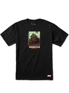 Primitive Marvel x Moebius Thing Fantastic Four Mens T-Shirt Size XXL Black - Picture 1 of 2