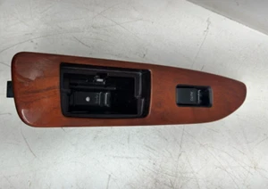 1998-2002 Lexus LX470 Rear Driver Door Window Control Switch Wood Bezel OEM - Foto 1 di 4