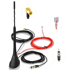 DAB DIGITAL AND AM/FM CAR RADIO STEREO AERIAL ARIEL ARIAL FLEXIBLE ROOF MOUNTING - Picture 1 of 12