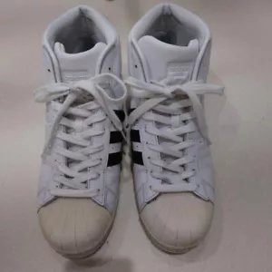 Deadstock Vintage 1994 Adidas Pro Modello Bianco Nero senza scatola Uomo Misura 28,5cm!!!!! - Foto 1 di 14