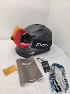 Smith   Helmet And Goggles  (Helmet Medium 55-59 cm and  Sun Red Goggles) - Picture 1 of 10