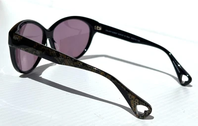 Betsey Johnson Galaxy Plum Black Gold Rose lens Women's Sunglass RAVEN BJ 0147 - Image 1 of 4