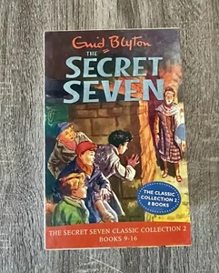 Enid Blyton The Secret Seven Classic Collection 2 Books 9 - 16 Box Set Like New - Picture 1 of 8